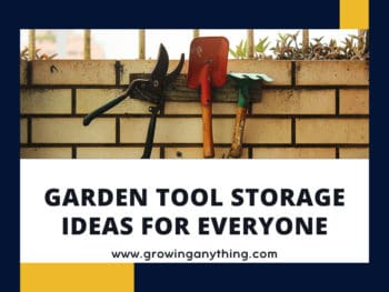 Garden Tool Storage Ideas