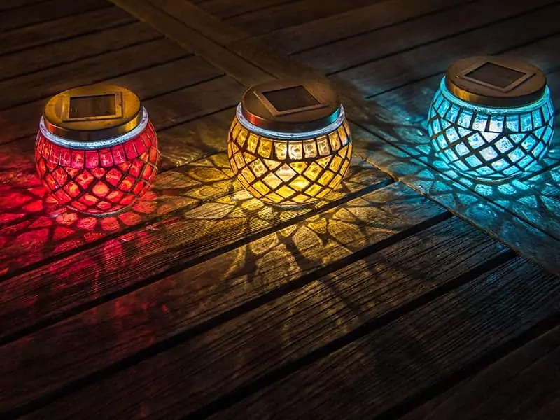 Garden Lamps Isolated