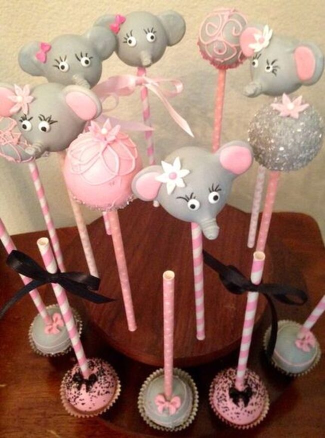 Glittery Pop Cakes
