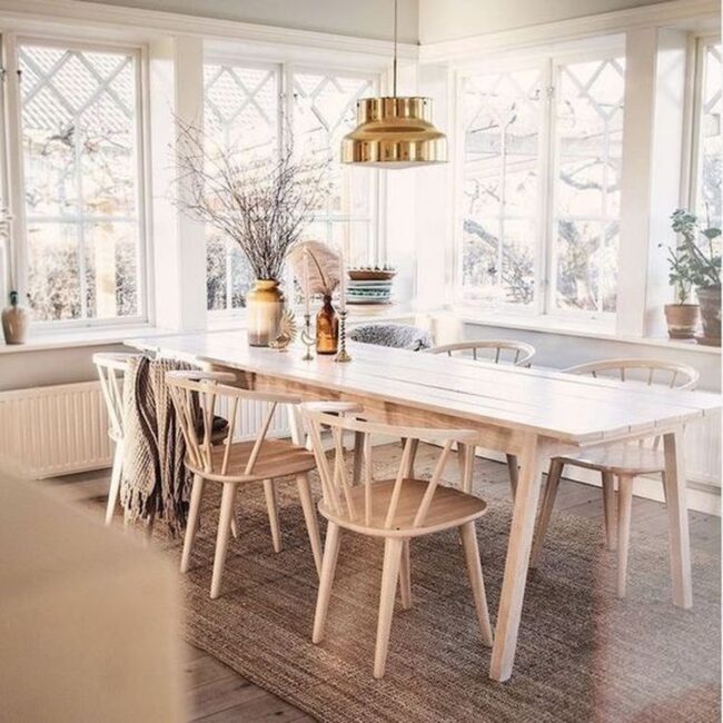 Elegant Swedish Style Dining Room