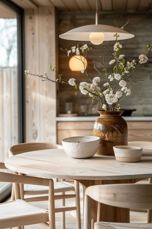 Scandinavian Rustic Table Ideas