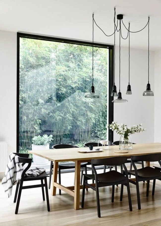 Industrial Elements for Dining Rooms