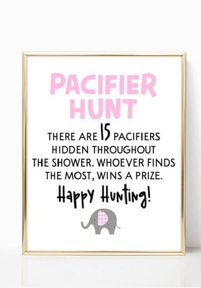 Baby Shower Related Game