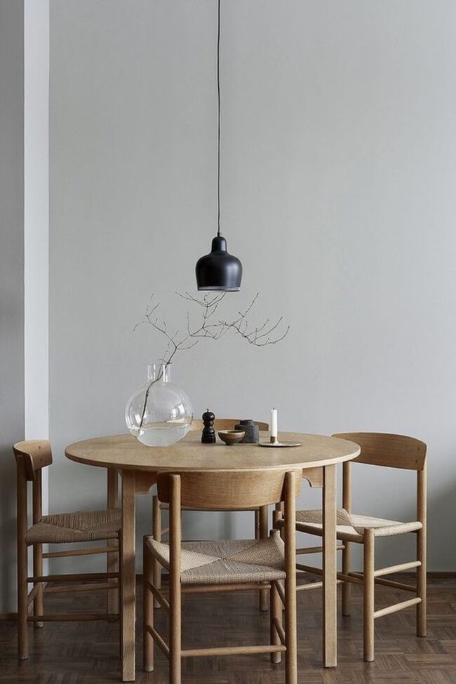 Scandinavian Minimalist Dining Room