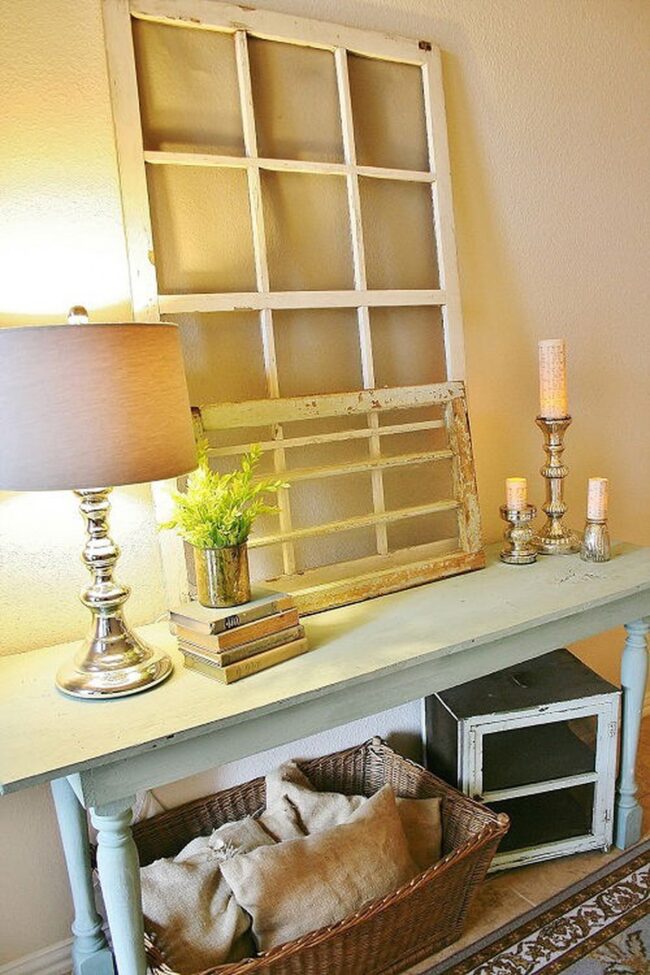 Farmhouse Desk Window Charm