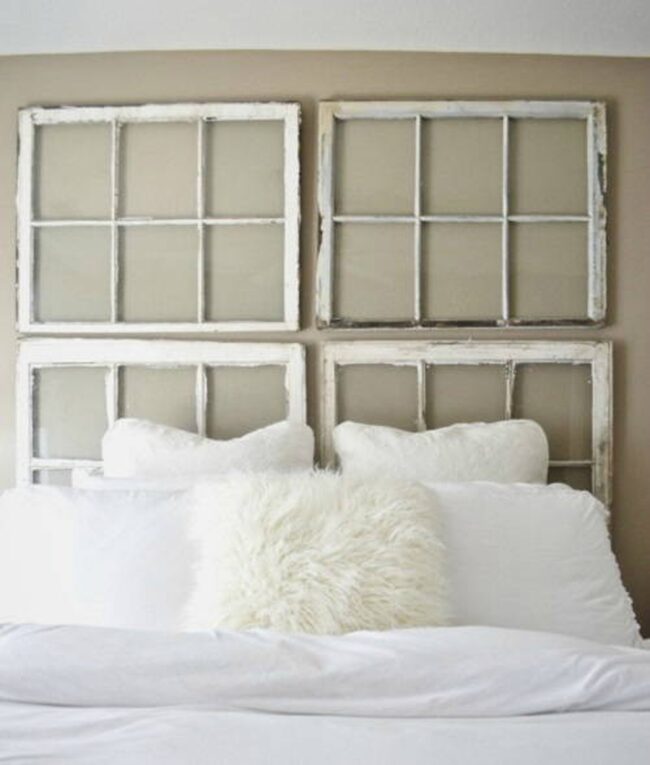 Windowpane Garden Headboard Design