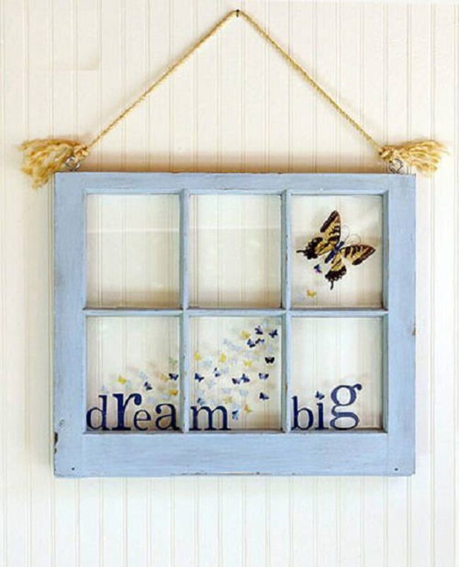 Resin Window Art Display