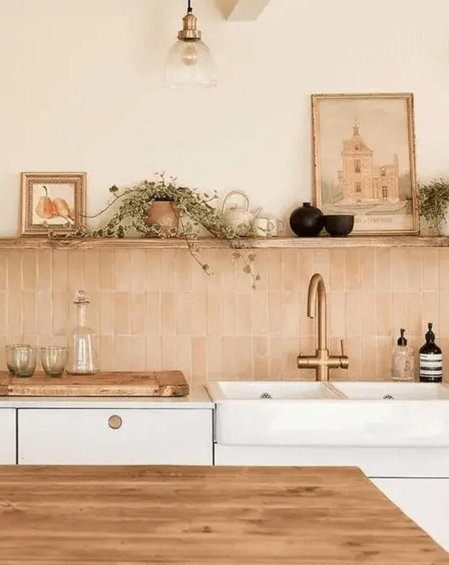 Brass Wood Kitchen Symphony