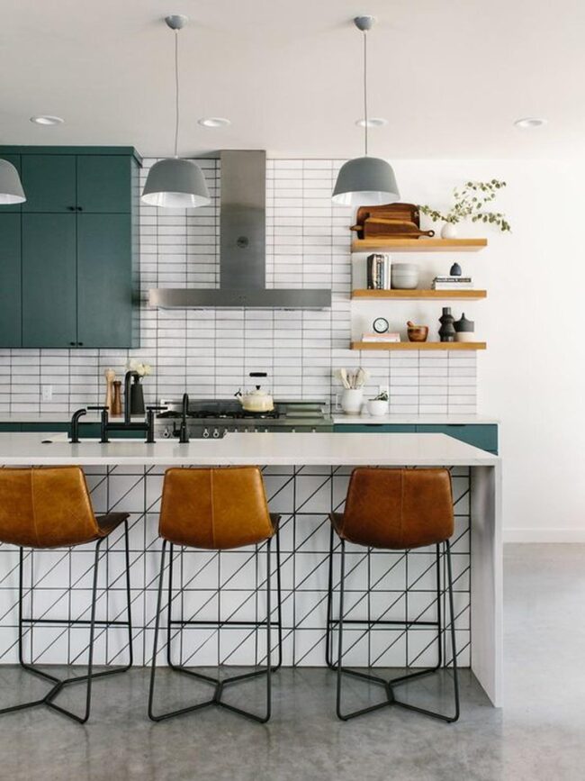 Emerald Green Cabinetry