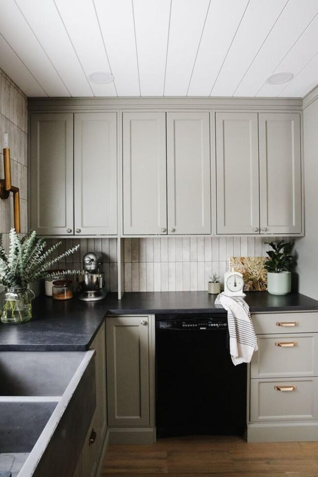 Concrete Gray Kitchen Fusion