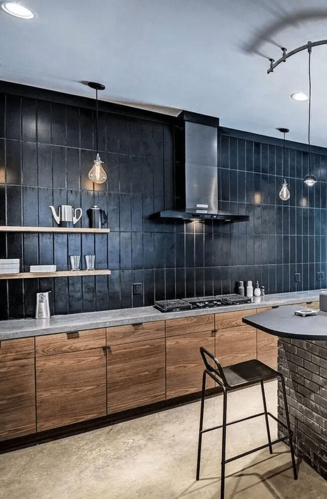 Dark Slate Kitchen
