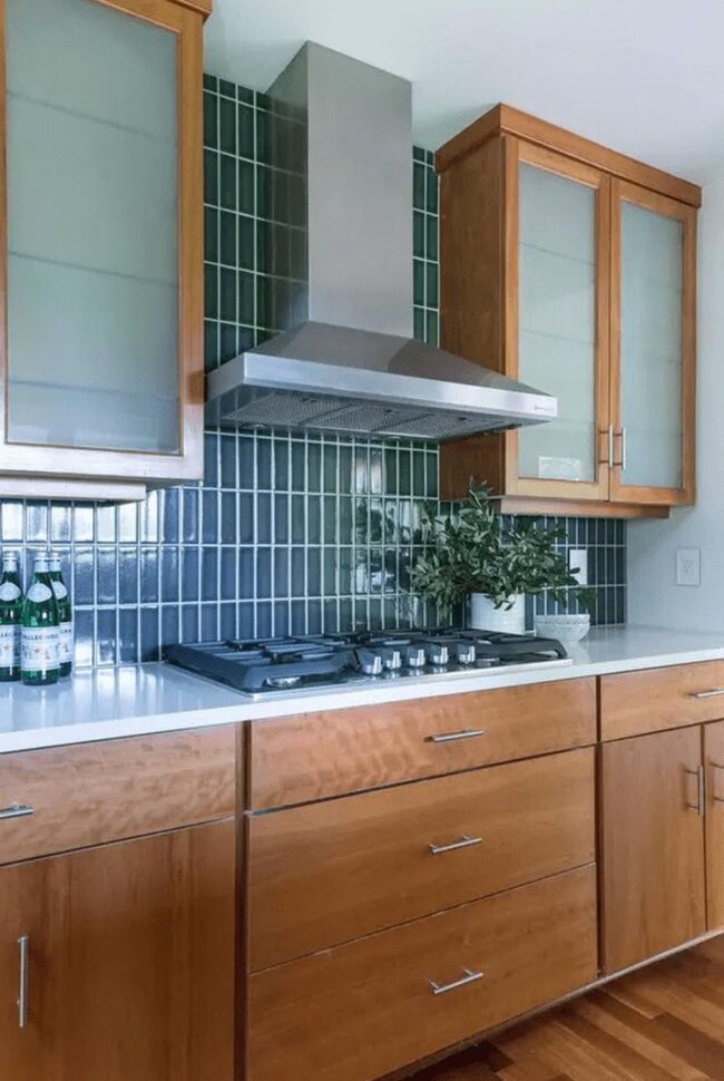 Silver Green Kitchen