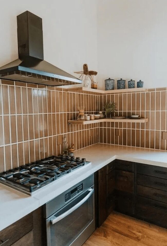Earthy Brown Kitchen Canvas