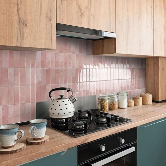 Pink Tile Culinary Canvas