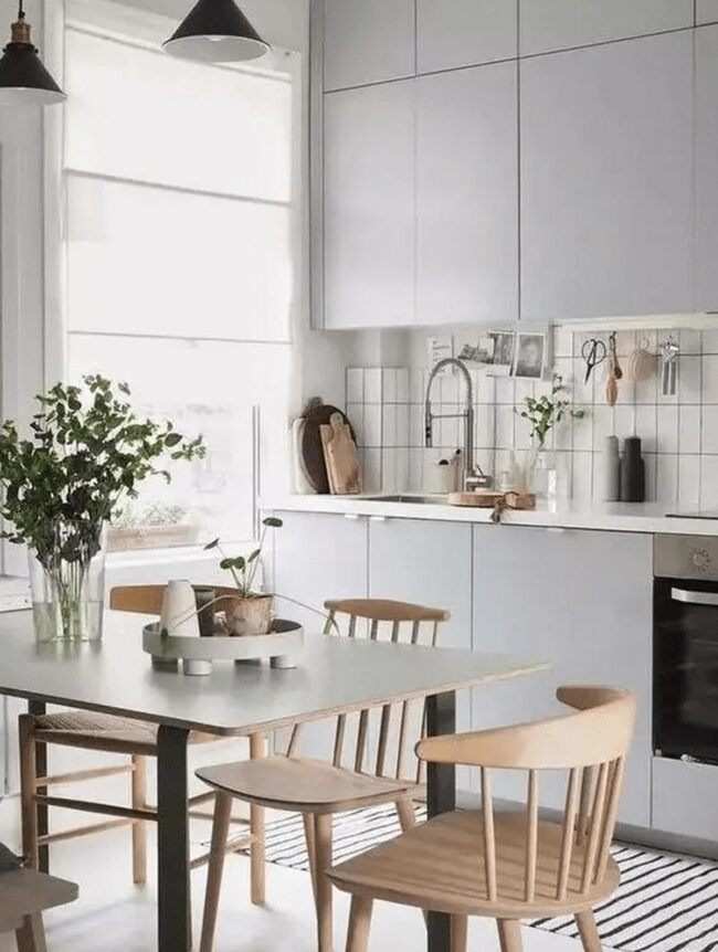 Soft Gray Natural Kitchen