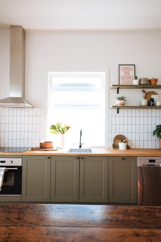 Green Cabinets Soft Sanctuary