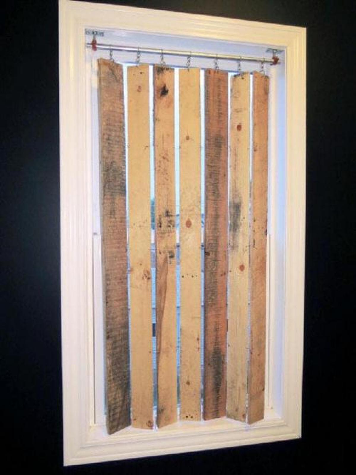 Pallet Wood Vertical Blinds