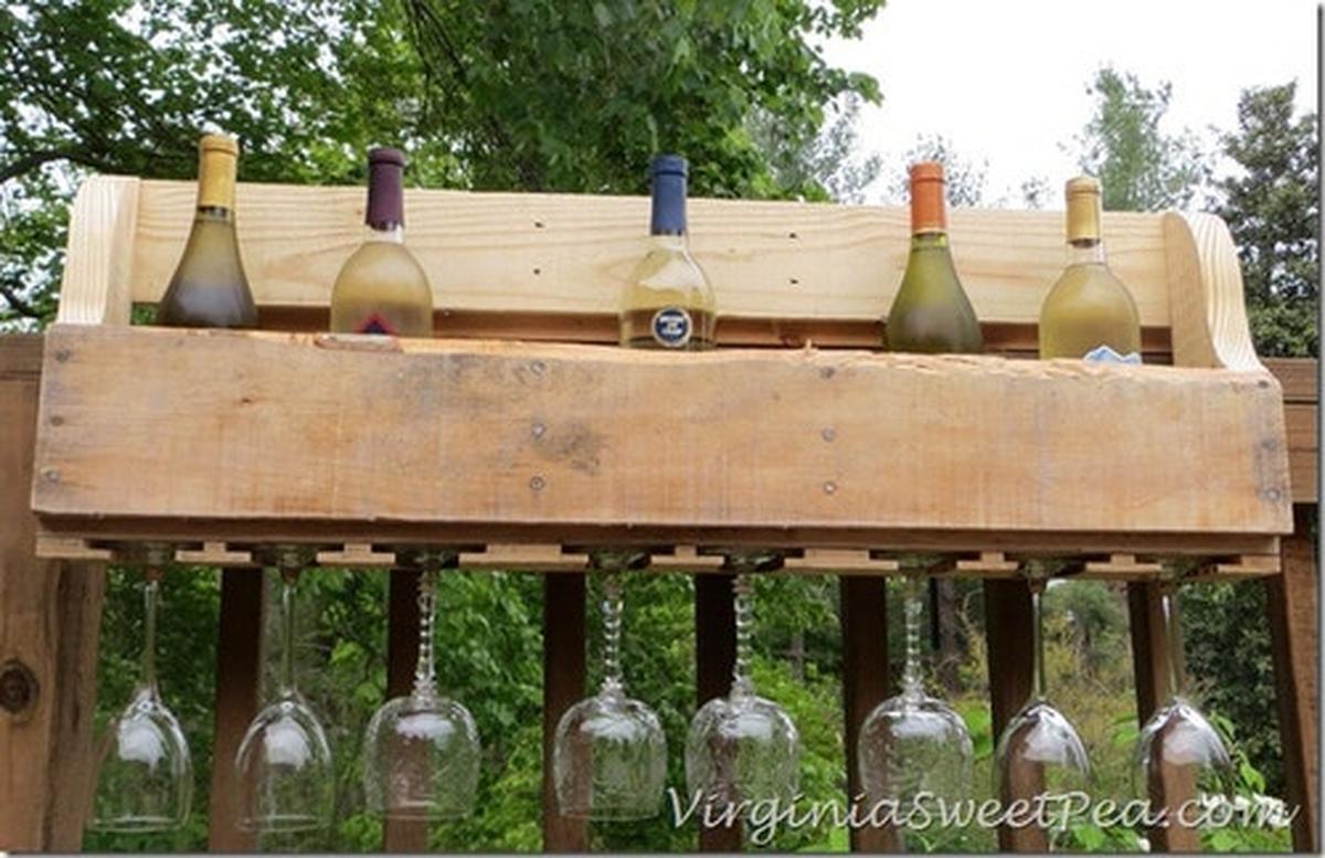 Pallet Wine Rack