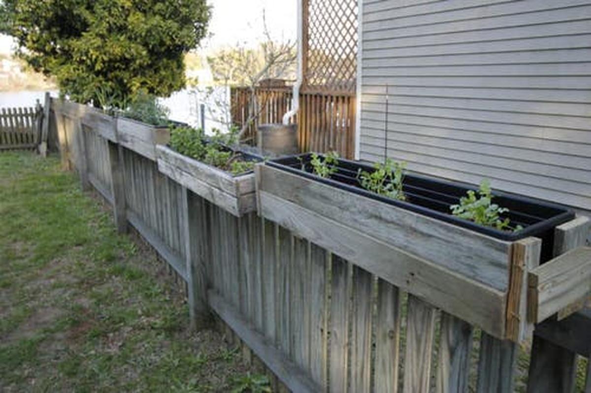 Hanging Fence Planters