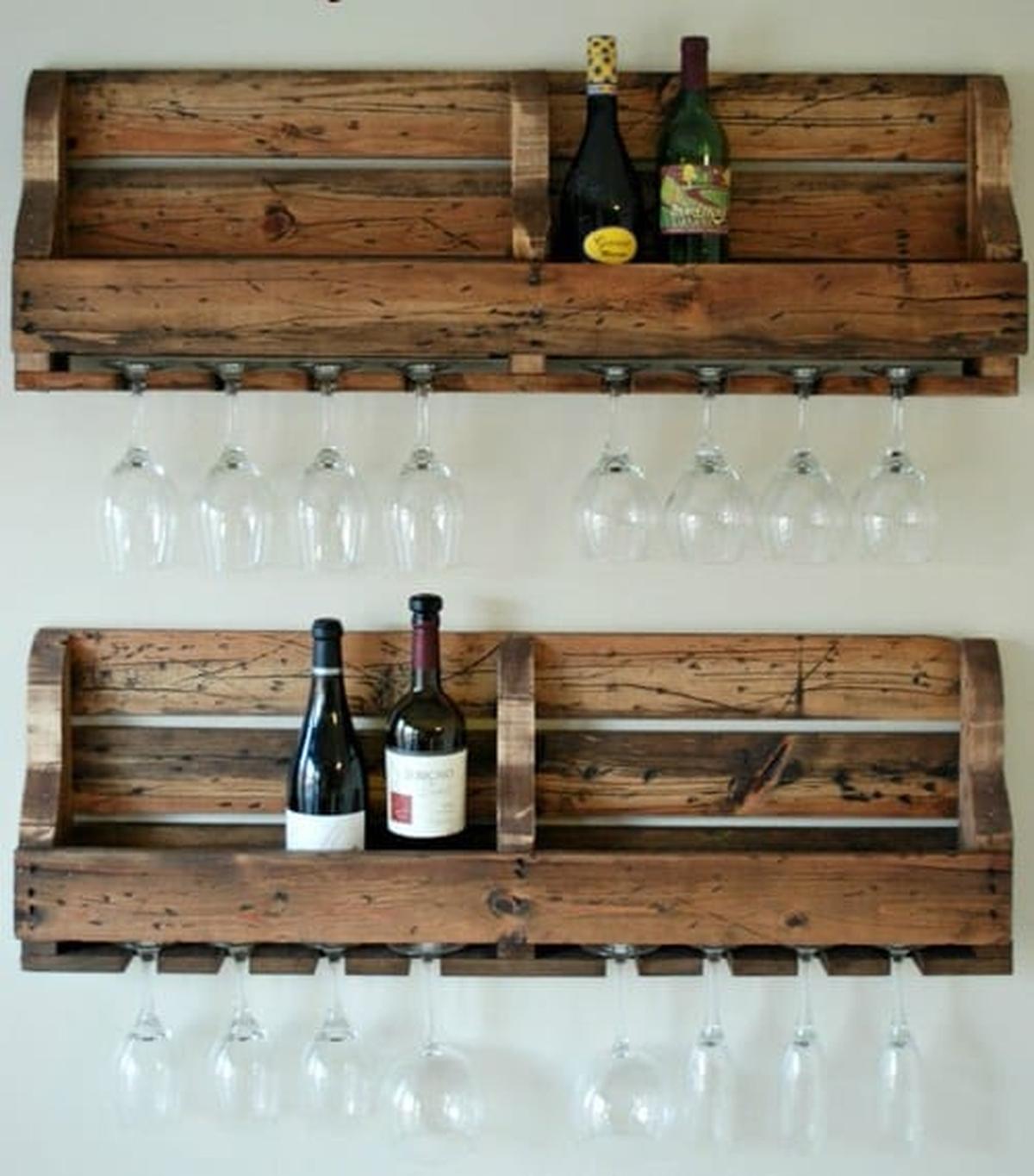 Rustic Wine Rack